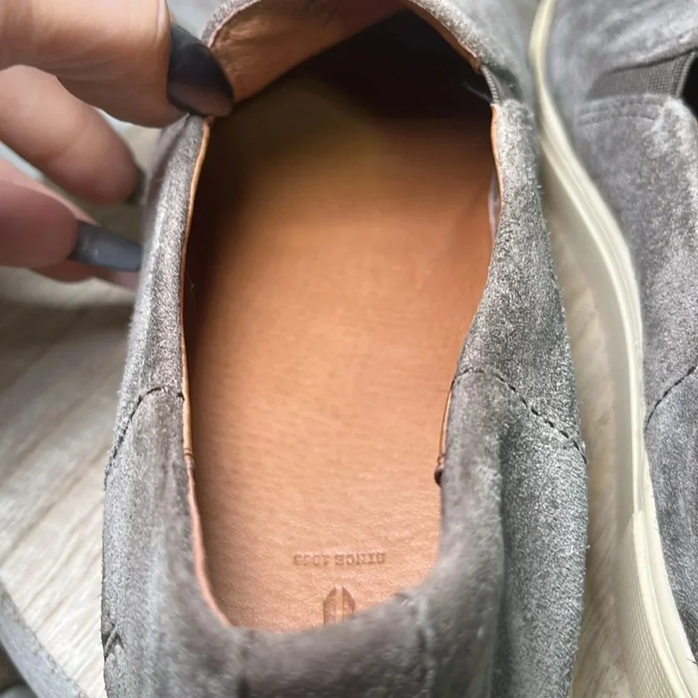Frye Gemma Cap Suede Loafer 8 Fall Casual Leather Brown Tan Minimalist‎